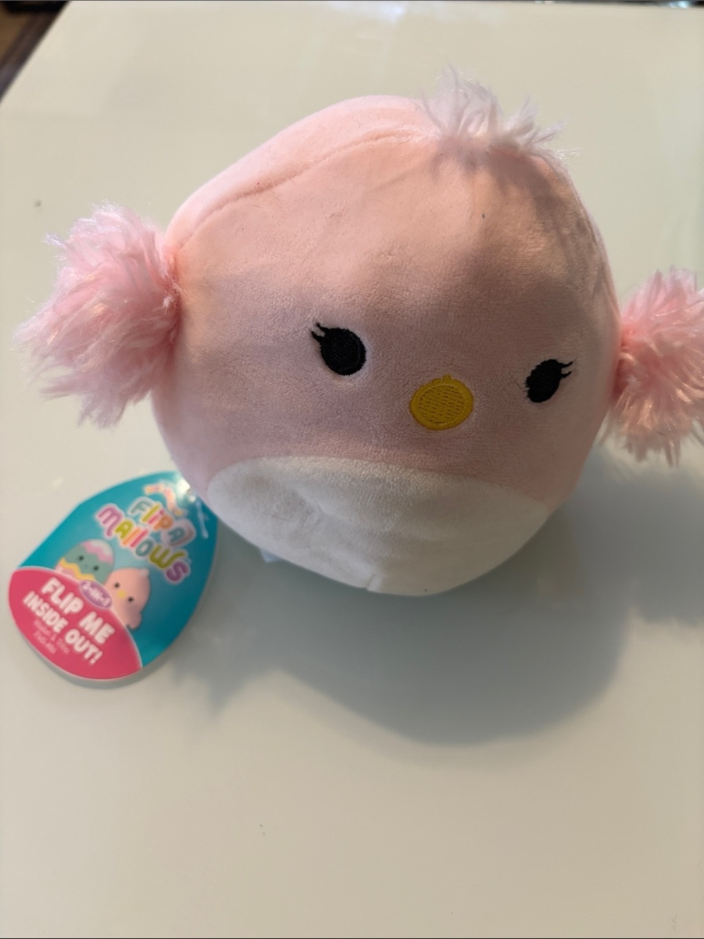 Squishmallow Flip Me Marshmallow Plush Bird BNWT